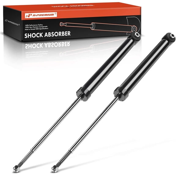 A-Premium Rear Pair (2) Shock Strut Absorbers Compatible with Hyundai Accent L4 1.6L 2006 2007 2008 2009 2010 2011, Driver and Passenger Side