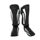 thumbnail image 1 of Traje de equipo de protección Espinilleras para artes marciales, Protector de pie y pierna de cuero PU, almohadillas protectoras gruesas para Kickboxing, equipo de entren Abanopi  Traje de equipo de protección, 1 of 5