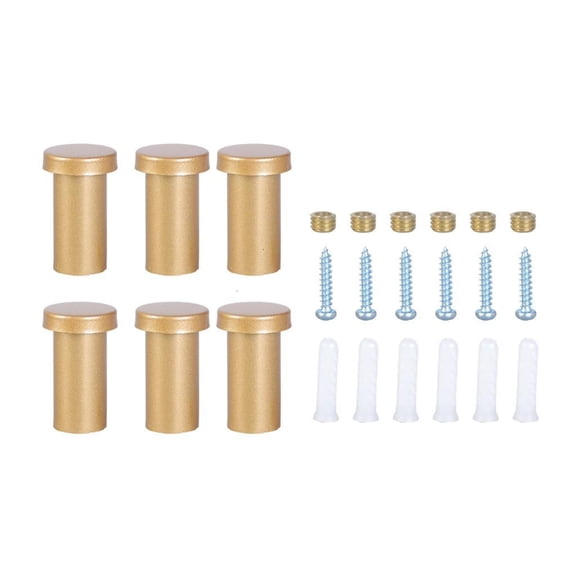 Set of 6 Wall Hooks With High Load Capacity Organization Hooks for Hanging