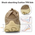 thumbnail image 5 of Gexuosn Hiking Shoes for Women Outdoor Lightweight Trekking Camping Hiking Boots Running Shoes,Khaki, 5 of 8