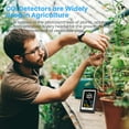 thumbnail image 6 of Newentor CO2 Monitor, Indoor Air Quality Meters, Real-Time Temperature & Humidity Monitor, Carbon Dioxide Detector with Alerts, Alarm Clock, for Home, Office, and Greenhouse Use, Black, 6 of 11