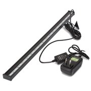 Grtxinshu 4 Sizes Aquarium Submersible Air Bubble LED Light Fish Tank Colorful Waterproof + Remote Control 16 Color
