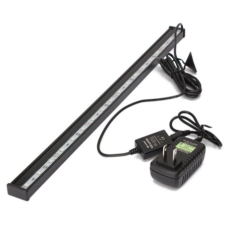 Grtxinshu 4 Sizes Aquarium Submersible Air Bubble LED Light Fish Tank Colorful Waterproof + Remote Control 16 Color