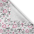 thumbnail image 4 of Ambesonne Kittens Valance Pack of 2, Funny Cat Faces and Hearts, 42"X18", Pink Charcoal Grey White, 4 of 5