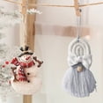 thumbnail image 1 of Boho Handmade Macrame Rainbow Santa Wall Hanging Ornaments Baby Shower Nursery Dorm Room Home Party Christmas Tree DecorationGreyUnited States He Qiyong unisex, 1 of 1