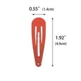 thumbnail image 2 of 40 Counts Red Color Metal Snap Hair Clips 2 Inch Barrettes for Women Accessories, 2 of 2