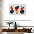 thumbnail image 3 of Elephant Stock Watercolor Blotches Wall Art - Horizontal Canvas Wall Art - Living Room Wall Decor - Abstract Canvas - Orange And Red Decor - 30" x 20", 3 of 8