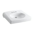 thumbnail image 2 of Kohler K-1997-4N Brenham 14-3/8" Wall Mounted Bathroom Sink - White, 2 of 2