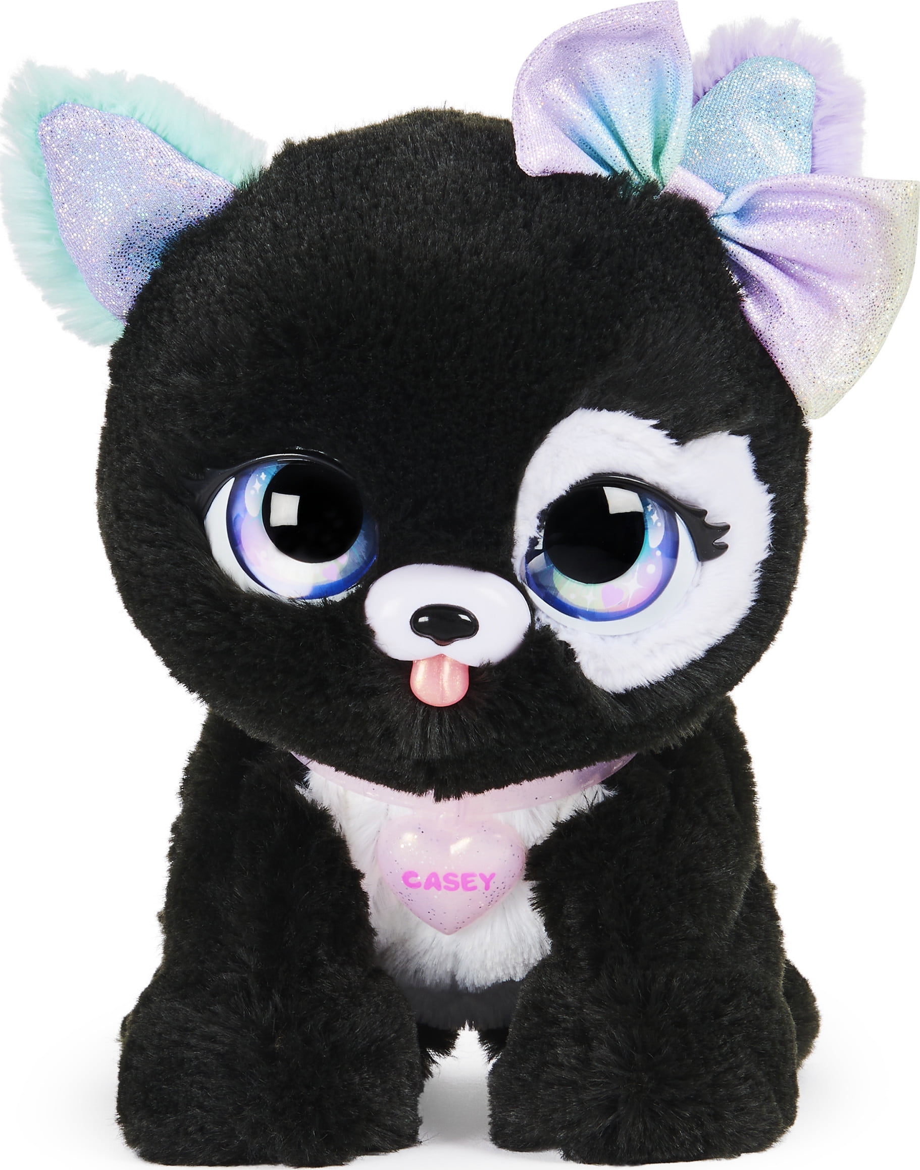 Present Pets Glitter Puppy Interactive Plush Pet Toy With Over 100 Sounds and a for sale online 