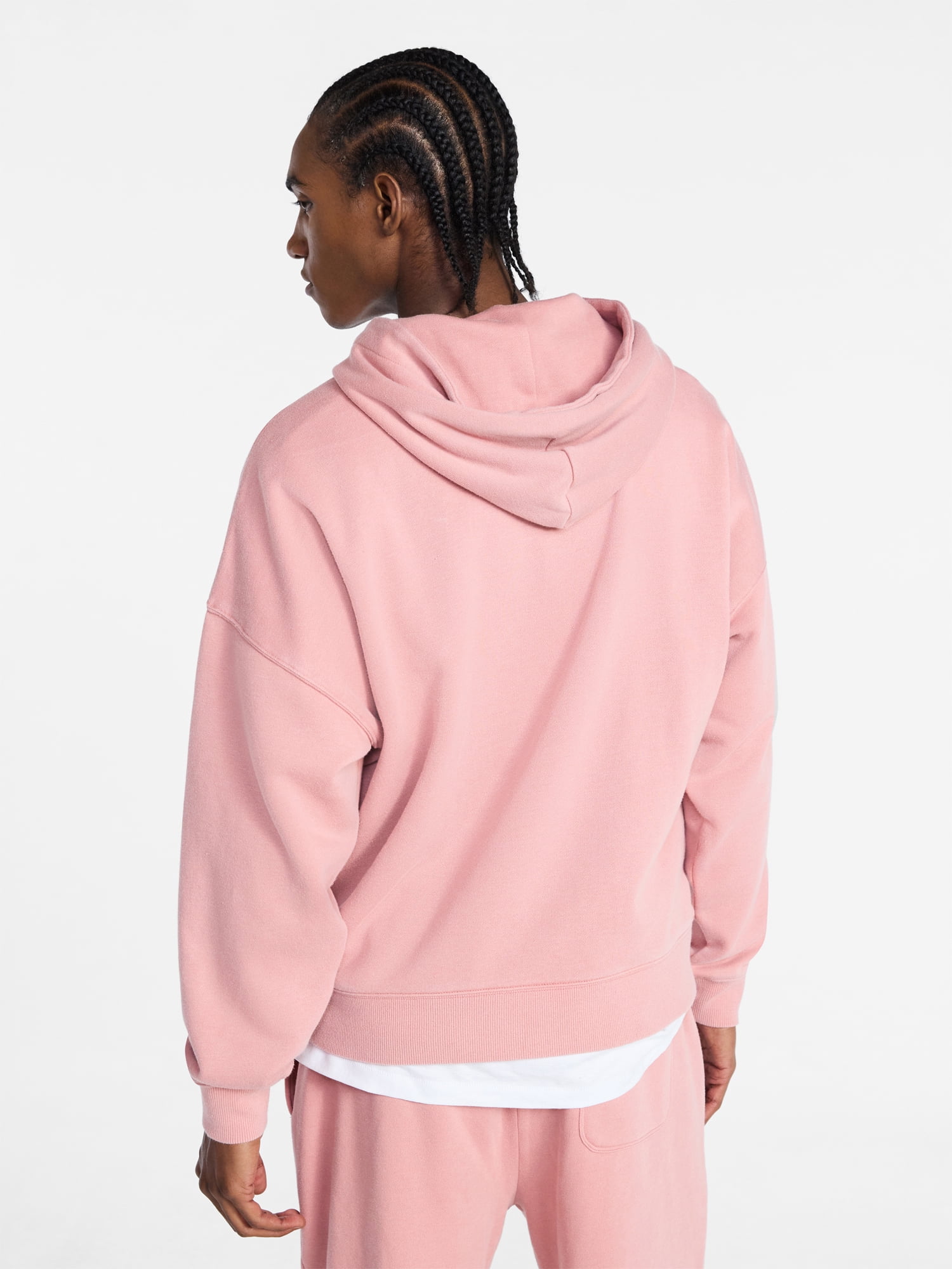No Boundaries Oversized Hoodie with Long Sleeves, Men's XS-4XLT