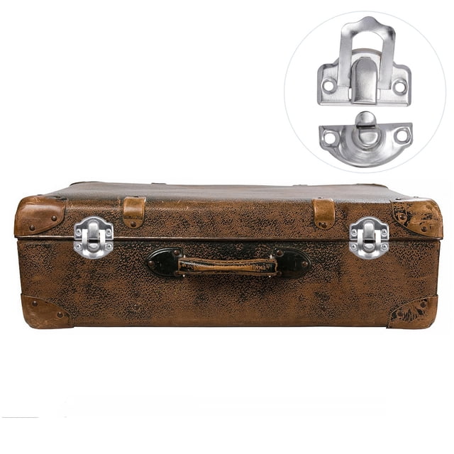 HORIALENCE 50pcs Decorative Box Latches Iron Silver For Home Office Use