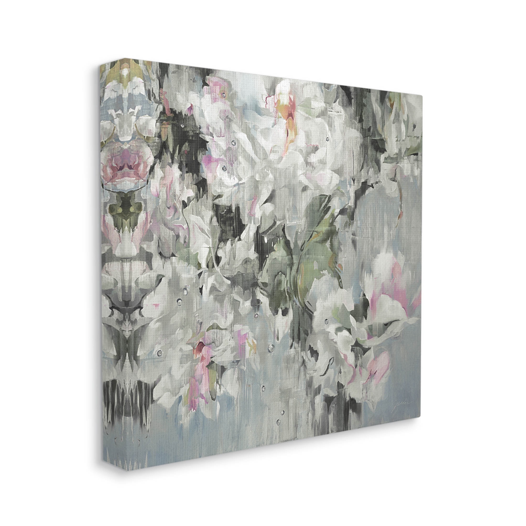 Stupell Industries Floral Rain Drip Arrangement Painting Gallery Wrapped Canvas Print Wall Art, Design by Liz Jardine