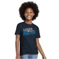 thumbnail image 4 of Lover Not Fighter Peace Love Friendly Crewneck T Shirts Boy Girl Teen Brisco Brands XS, 4 of 5