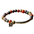 thumbnail image 4 of Bracelet en Forme de Perles Multicolores pour Femmes avec Couture en Métal, 4 of 9