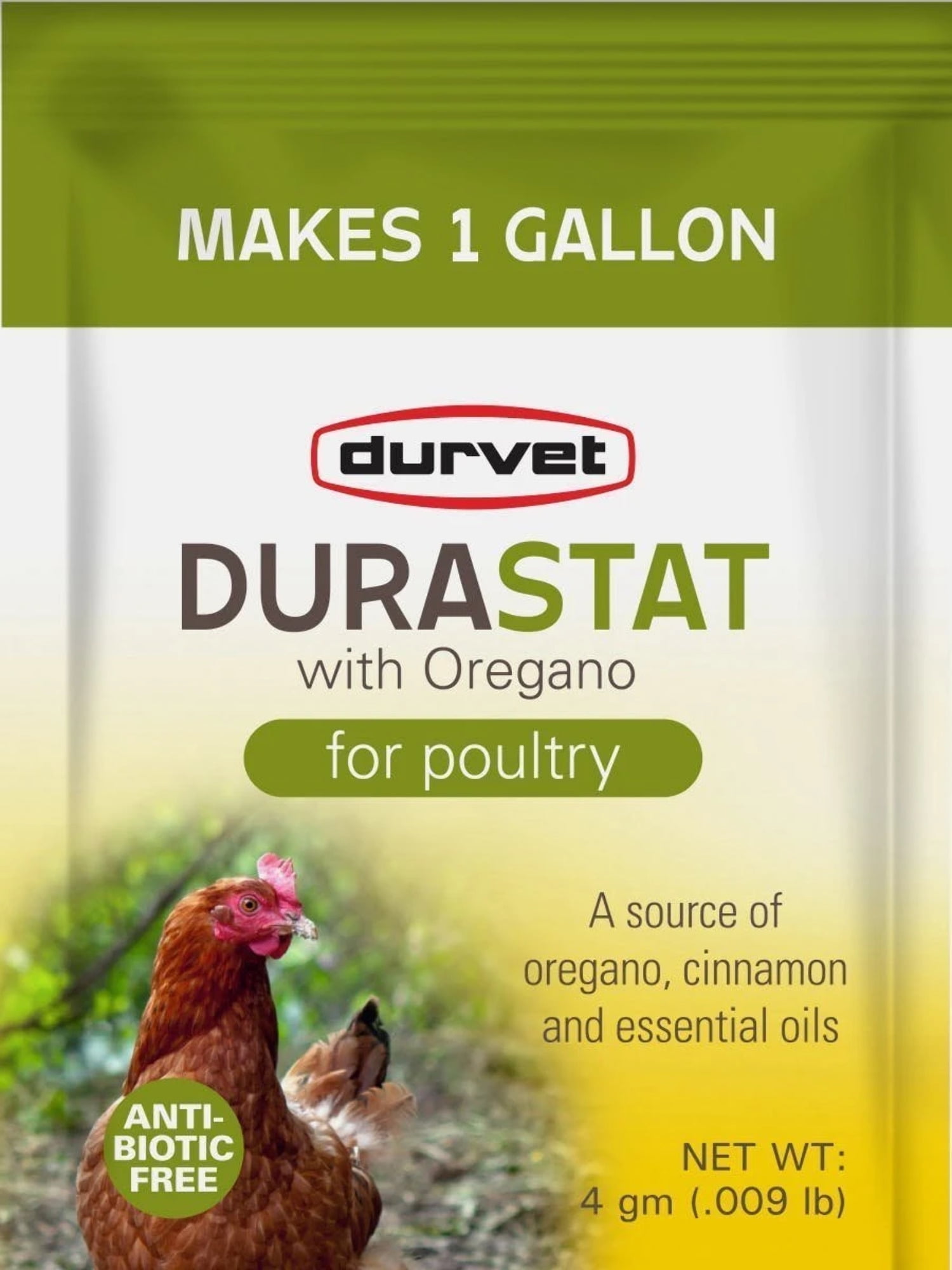 DuraStat For Poultry Water Supplement Enhancer with Oregano 4gm x 1