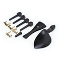 thumbnail image 1 of Fiddle Peg,Violin Parts Ebony 4/4 Fiddle Tail Wing Fine Adjuster Exceptional Craftsmanship, 1 of 14