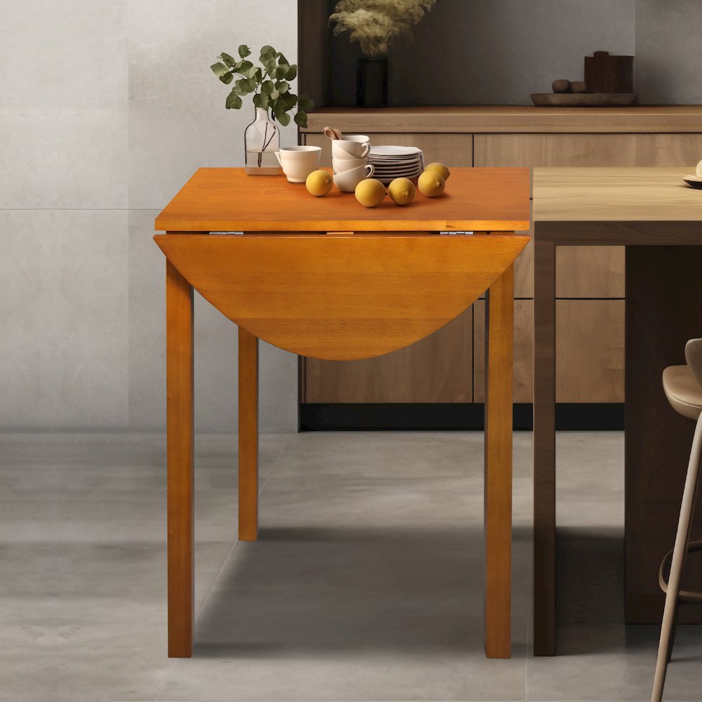 Casual Home Wings 100% Solid Wood Dining Room Drop Leaf Table