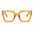 thumbnail image 2 of Adults Unisex Summer Personality Square Retro Wide Leg Multicolor Sunglasses, 2 of 5