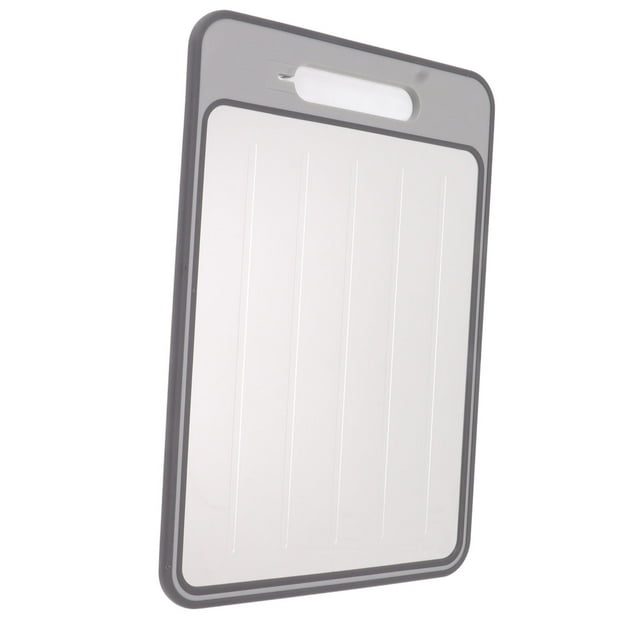 Defrosting Tray, Aluminum Alloy Hanging Thermal Conductive Thawing Plate, Sink Design Thawing Tray, Defroster Plate With Knife Sharpener For Frozen Meat And Food, Home Kitchen