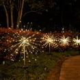 thumbnail image 5 of LED Solar Power Firework Lights Garden Decoration Fairy Lights Waterproof Outdoor Dandelion Lawn Lamp for Patio Garden Decor, 5 of 6