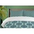thumbnail image 4 of Ambesonne Ethnic Duvet Cover Sets, Jumble Medallion, 2-King, Slate Blue Pale Blue, 4 of 7