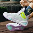 thumbnail image 3 of Womens Mens Basketball Shoes Breathable Lightweight Fashion Athletic Sneakers Unisex Anti Slip Outdoor Sport, 3 of 13