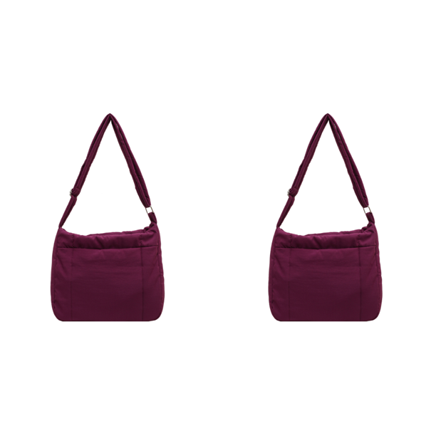 Bolso Hombro Acolchado para Mujer Bandolera Viajes Al Aire Libre () Púrpura