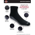 thumbnail image 2 of Calcetines Dickies Dri-Tech Moisture Control Quarter negros, 12 pares, 2 of 6