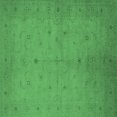 thumbnail image 1 of Ahgly Company Indoor Square Oriental Emerald Green Industrial Area Rugs, 3' Square, 1 of 4