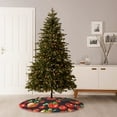 thumbnail image 6 of Fotbe Tomatoes Pattern Christmas Tree Skirt, Tree Skirts Plush Christmas Decorations, Christmas Tree Skirts Xmas Decorations Holiday Party Decor-30", 6 of 6
