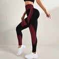 thumbnail image 2 of iHPH7 Leggins Tummy Control Butt Lift Scrunch Butt Leggings for Women 3d Butt Lifting Booty Tights Non See Through Celsior Compression Leggings Workout Clothes for Women Red S, 2 of 9