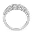 thumbnail image 3 of 18k White Gold 1/3ct TDW Diamond Cluster Ring(G-H, VS1-VS2), 3 of 6