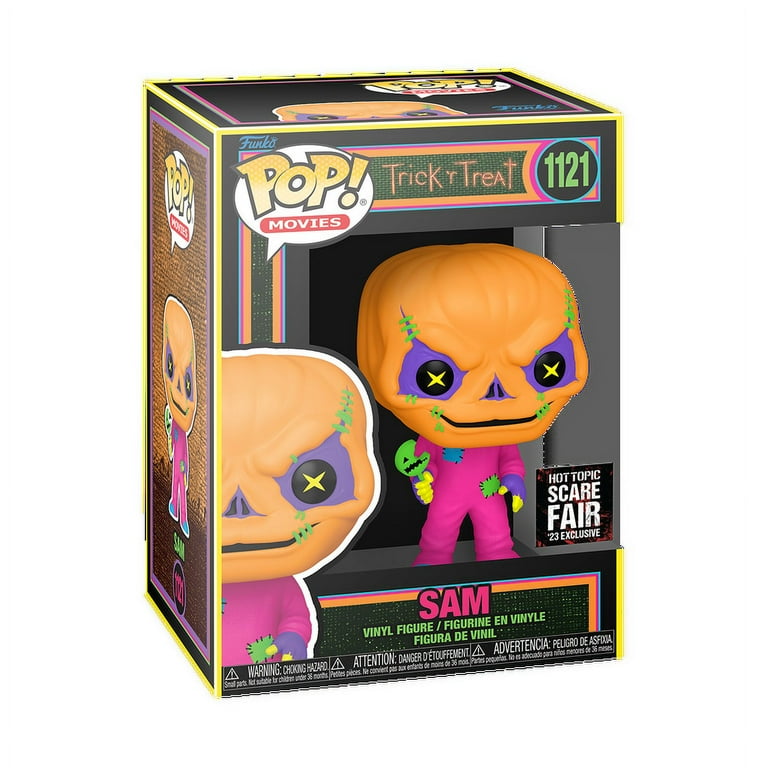 POP Trick 'r Treat - Figura in vinile di Sam Funko Pop!, con custodia protettiva per pop box compatibile, multicolore, 9,5 cm