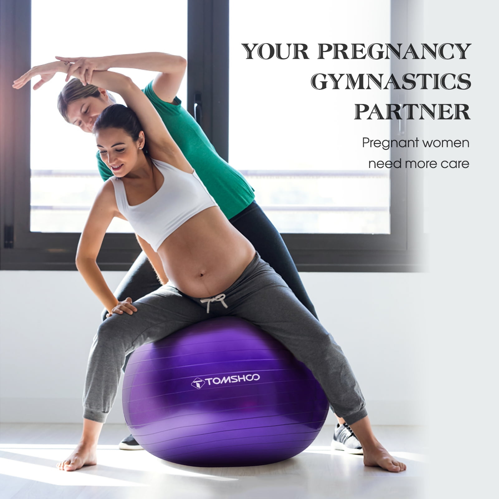 Yoga Ball Explosion Proof Fitness Balance Ball With Air Pump For Pilates Yoga