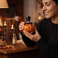 thumbnail image 4 of Cute Hat Wearing Pumpkin Resin Figurine Set, Spooky Tabletop Ornament, Minimalist European Style Decor for Halloween Living Room Shelf Indoor Holiday Party Display, 4 of 7