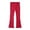 b-5014Red2079, variant on WEIGFI Child High Waist Soft Stretch Casual Pants For Girls With Pockets Comfortable Everyday Wear Holiday Trousers Solid Color Slacks