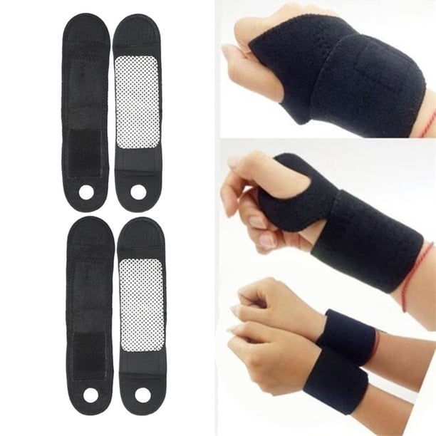 2 pares de muñequeras, muñequeras, ejercicio, soporte , correa, esguinces de tenosinovitis shamjiam Correa de soporte de banda para muñequera
