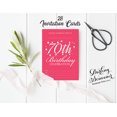 thumbnail image 3 of Darling Souvenir Pink Birthday Invitation Card 28 Pcs Fill or Write In Blank Invites Printable Party Supplies 5 x 7 Inches, 3 of 5