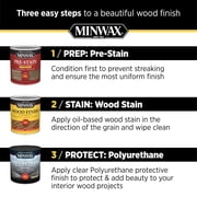Minwax Pre-Stain Wood Conditioner, Clear, 1/2 Pint