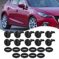 thumbnail image 3 of 10PCS Fit For BMW E46/318I/325I /X3 Black Nylon Plastic Clips For Fixing Floor Carpet Mat High Quality Rivets Retainer Trim, 3 of 12