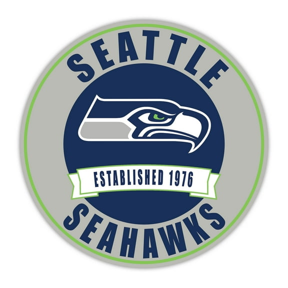 Seattle Seahawks 24" Circle with Banner