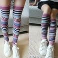 thumbnail image 3 of Women's Cable-Knit Leg Warmers, Warm & Long Footless Thigh-Highs, 3 of 7