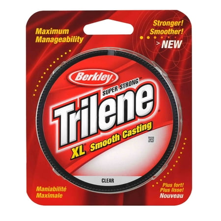 UPC: 0028632622643 | Berkley Trilene XL  Clear  4lb 1.8kg Monofilament Fishing Line