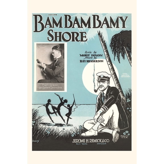 Pocket Sized - Found Image Press Journals: Vintage Journal Sheet Music for Bam Bam Bamy (Paperback)