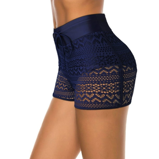 Navy 2025 lace shorts