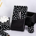 thumbnail image 5 of CozyNestFinds Reversible Wrapping Paper - Mini Roll - 17 Inch X 33 Feet - Black and Delicate Polka Dots Design for Birthday, Holiday, Wedding, Baby Shower, 5 of 15