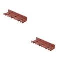 thumbnail image 3 of Matsuzay Gancho para colgar sin perforaciones montado en la pared Soporte para de Colgador de almacenamiento de cable multifuncional Baño Sala Rojo 2Conjunto, 3 of 6
