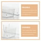 thumbnail image 5 of EeaseMX Organizador de cajones de escritorio de 4 piezas, de plástico transparente, para baño y oficina., 5 of 7