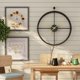 thumbnail image 3 of Reloj de Pared Perfecl 20 Pulgadas Retro Europeo Negro, 3 of 7