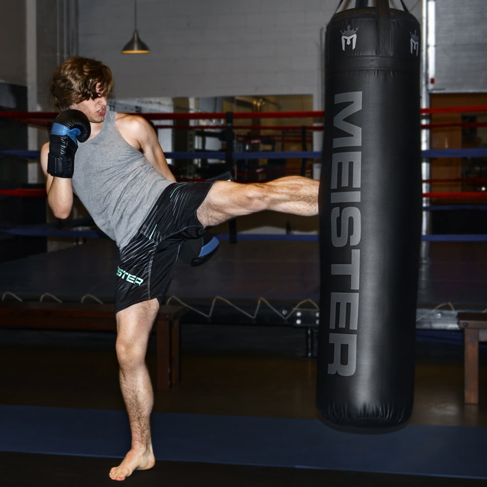 AFG Boxing Punching Bag Muay Thai Heavy Bag 6FT Boxing Gloves MMA Strike BAG